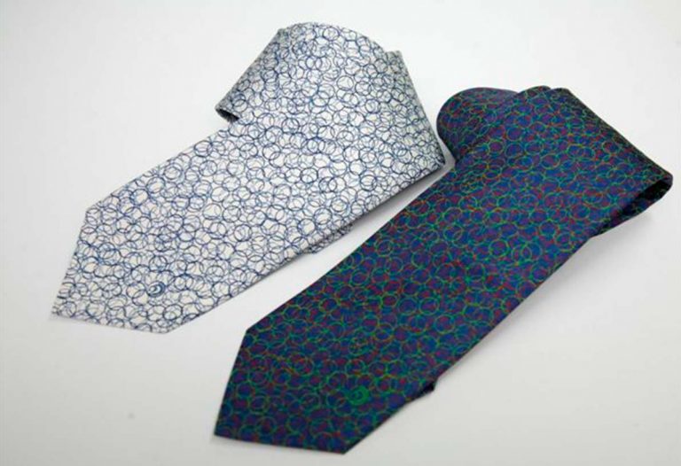 corbatas circulo complementos moda aurelia medina